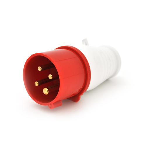 Вилка кабельна SF-014, 4 контакту, 3Р + E, 16А, 380V, IP44