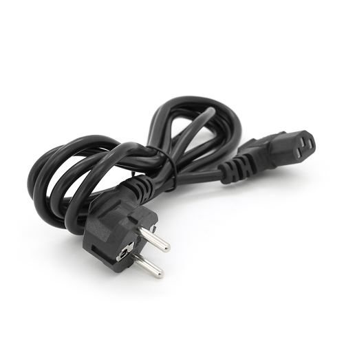 Кабель живлення 220V C5 (для ноутбука) 1.8m Schuko кутовий PC-186