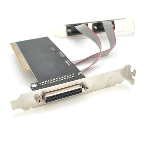 Контролер PCI-E=&amp;gt;2xRS232(9Pin)+LPT(25Pin), TX382A, BOX