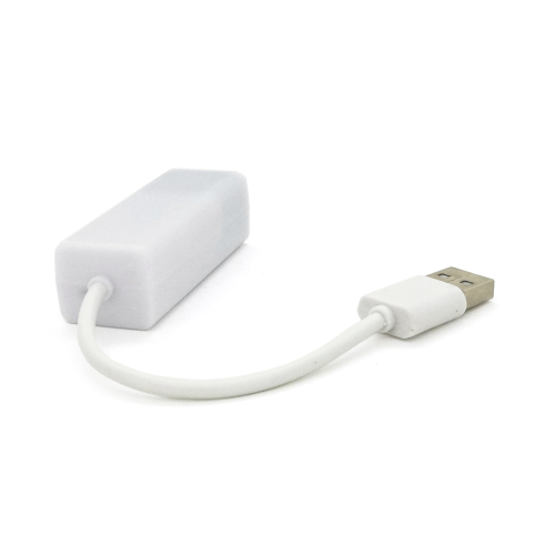 Контролер USB 2.0 to Ethernet - Мережевий адаптер 10 / 100Mbps з проводом, White, Blister Q500