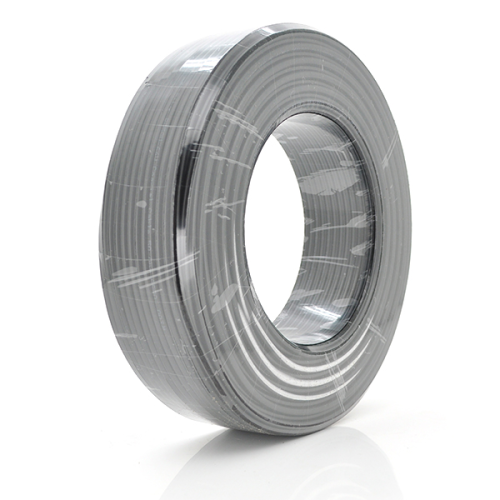 Кабель коаксіальний з живленням RITAR B100-RG690CU + 2x0.5mm CU, 1,02 мм.CU, 64x0.12m CCA, 75 Ом, FPE, оболонка 6,91мм чорні PVC, бухта 100м Q4