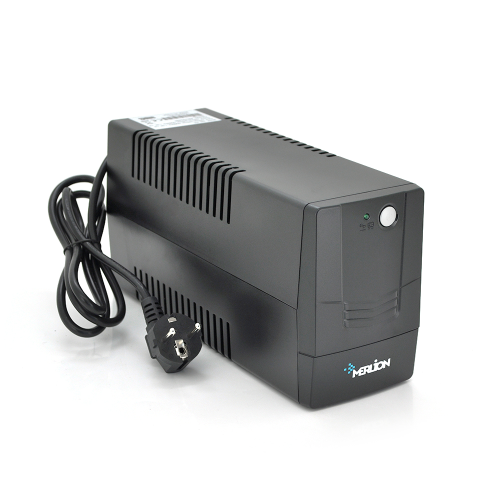 ДБЖ Merlion Velli 600 (360W) LED, 162-290VAC, AVR 1st, 2 SCHUKO, 1x12V7Ah, plastik Case Q4 (279x101x142) 4,2кг