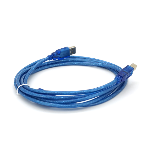 Кабель USB 2.0 AM/BM 2m 1 ферит RITAR Blue