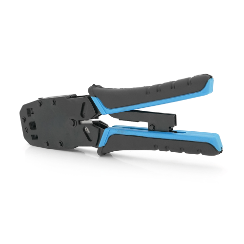 Інструмент Merlion HT-200R з храповиком для обтискача RJ-45 (8P8C) та RJ-12 / 11 (6P6C), 4P / 6P / 8P