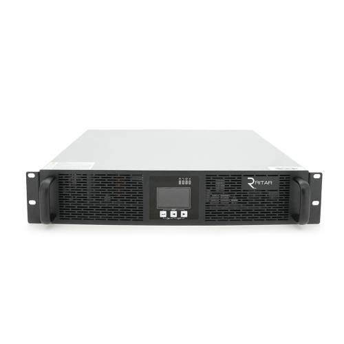 ИБП з правильною синусоїдою ONLINE Ritar RT-6KL-LCD, RACK 6000VA (5400Вт), 192В, Струм макс. 5A, під зовнішній АКБ, (482*420*87))