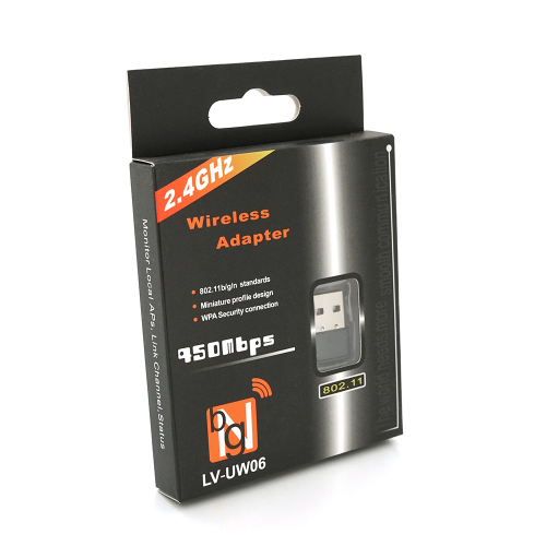 Мережева карта Wi-Fi USB Merlion CL-UW06 (RT7601 2.4GHz)