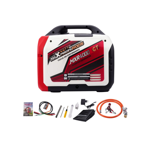 Генератор інверторний БЕНЗИН / ГАЗ MXR4000GT (3,2 kW), однофазний, 220V, 50Hz, об'єм бака 4л, дистанційний запуск Bluetooh