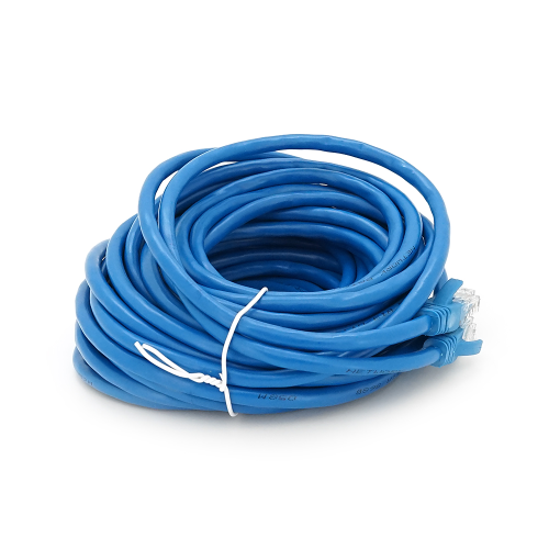 Патч-корд литий RITAR, UTP, RJ45, Cat.6, 10m, синій, Cu (мідь)