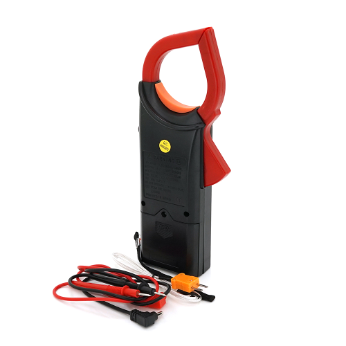 Мультиметр-кліщі DT-266FT. Вимірювання: V, A, &amp;Omega;, Hz, &amp;deg;C. Функції: продзвонювання, утримання даних (HOLD), вибір діапазону вручну.