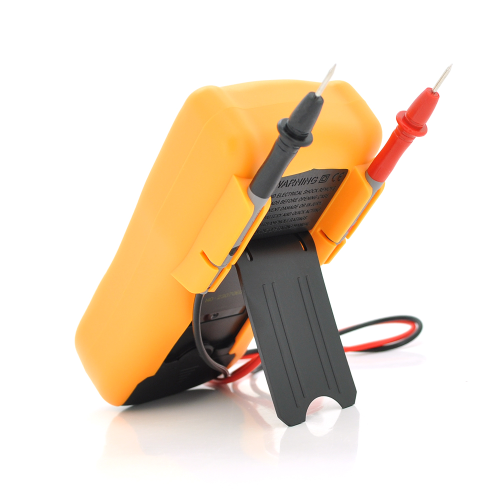 Мультиметр VC-890D. Вимірювання: V, A, &amp;Omega;, F. Функції: продзвонювання, перевірка діодів, тест транзисторів. Габарити: 175х91х40 мм. Вага: 260 г.