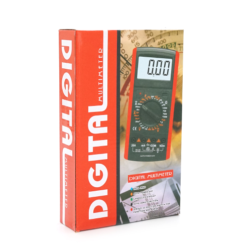 Мультиметр DT-9205A, Вимірювання: V, A, R, C, 330г, 176*86*30mm, 6LR61 (крона), Q60