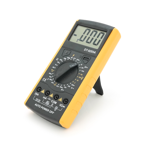 Мультиметр DT-9205A, Вимірювання: V, A, R, C, 330г, 176*86*30mm, 6LR61 (крона), Q60