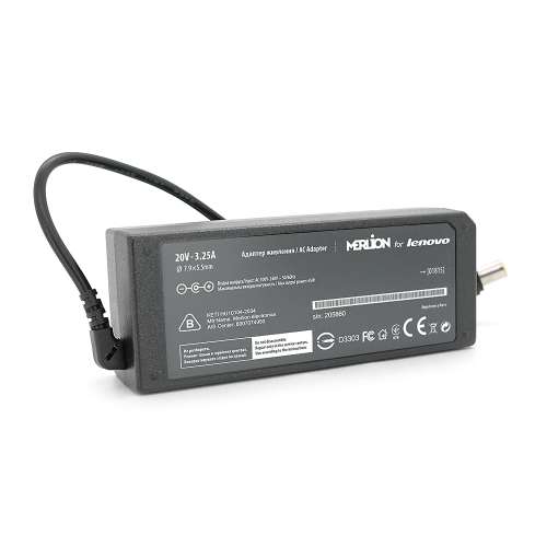 БЖ для ноутбука 220V 20V 3.25A Lenovo (7.9x5.5) MERLION (1815)