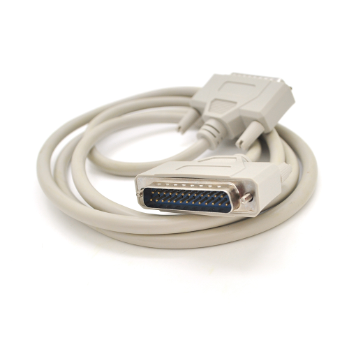 Кабель LPT DB25 M-M, 25Pin, 1.5m, сірий, OEM, Q25