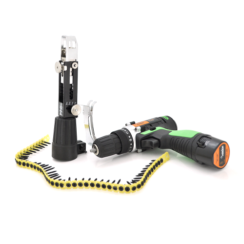 Шуруповерт Merlion DR1220PL з насадкою для шурупів, двома батареями по 12V, ємність кожної батареї по 1,3Ah + зарядний пристрій