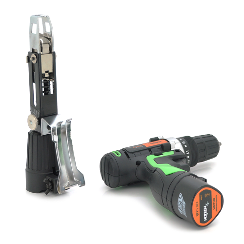 Шуруповерт Merlion DR1220PL з насадкою для шурупів, двома батареями по 12V, ємність кожної батареї по 1,3Ah + зарядний пристрій