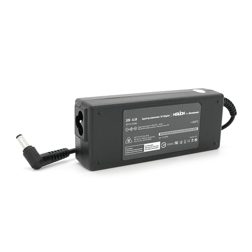 Блок живлення MERLION для ноутбука LENOVO 20V 4.5A (90 Вт) 5.5*2.5мм, довжина 0.9м + кабель живлення
