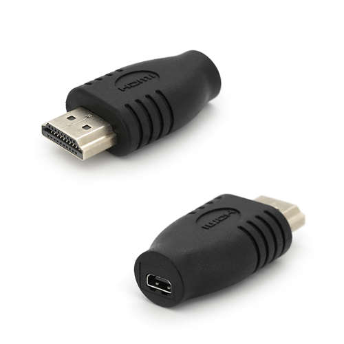 Перехідник microHDMI (мама) -HDMI (тато)
