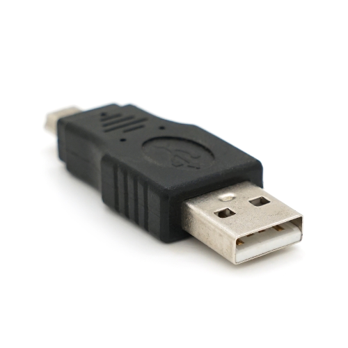 Перехідник USB1.1(F) =&amp;gt; miniUSB(M), Black, Пакет