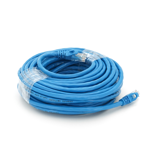 Патч-корд литий RITAR, UTP, RJ45, Cat.6, 15m, синій, Cu (мідь)