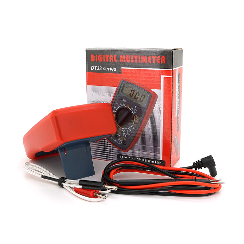 Multimeter DT-33C, Measurements: V DC / AC, A DC / AC, &amp;Omega;, &amp;deg;C, hFE. Continuity test, HOLD, backlight