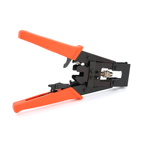 Інструмент HT-5082R для опресування компресійних роз&apos;ємів серій F, BNC, RCA, IEC