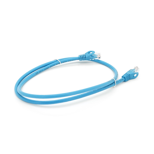 Патч-корд литий RITAR, UTP, RJ45, Cat.6, 1m, синій, Cu (мідь)