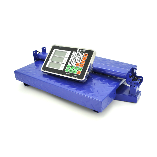 Ваги торговельні електронні залізні (300кг) зі стійкою, платформа 400*500мм