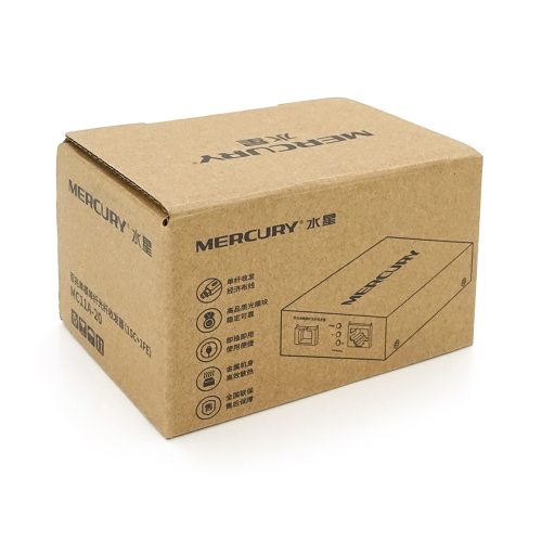 Медиаконвертор MC11A-20 Mercury A (IC+113), 1310 WDM одноволоконний Full / Half duplex , SC 20km (0 +70&amp;deg;C), + блок живлення 5V 1A Q60