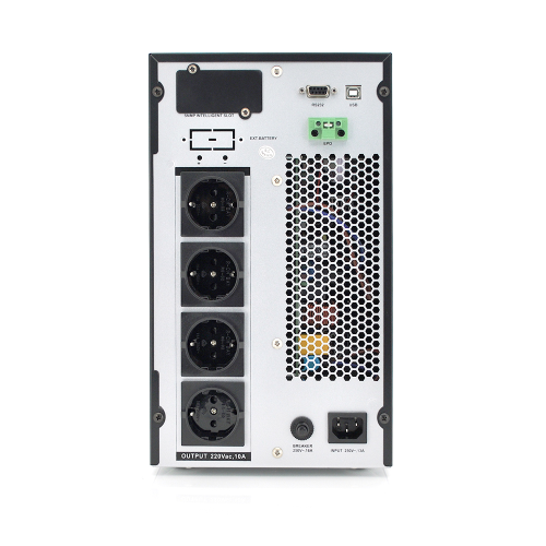 ДБЖ з правильною синусоїдою Ritar PT-2KS-LCD, 2000VA (1800Вт), 72В, Внутрішня батарея 12V 7 Ah х 6шт (395*190*320)