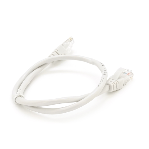 Патч-корд литий RITAR, UTP, RJ45, Cat.5e, 0.5m, DC 2-12V, сірий, Cu (мідь)
