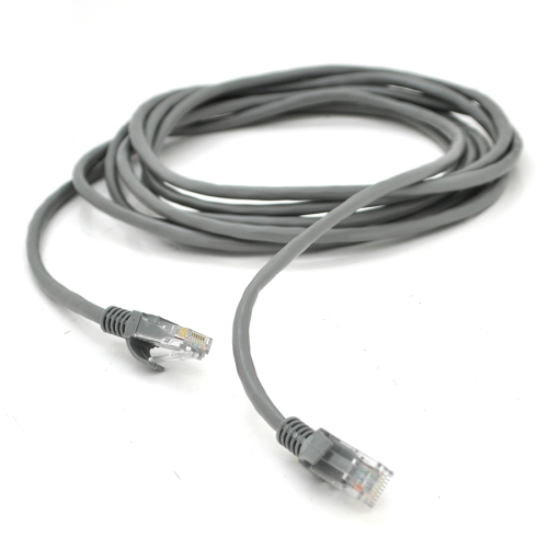 Патч-корд литий RITAR, UTP, RJ45, Cat.5e, 5m, сірий, Cu (мідь) Q200