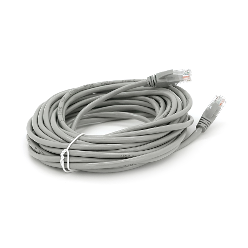 Патч-корд литий RITAR, UTP, RJ45, Cat.5e, 7,5m, сірий, Cu (мідь) Q125