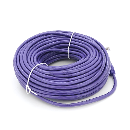 Патч-корд литий RITAR, UTP, RJ45, Cat.5e, 25m, фіолетовий, Cu (мідь)