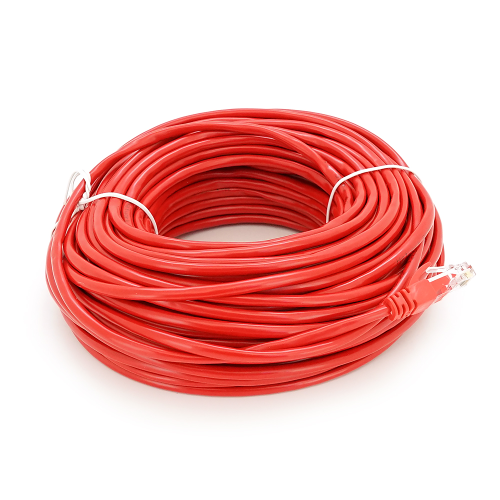 Патч-корд литий RITAR, UTP, RJ45, Cat.5e, 30m, червоний, Cu (мідь)