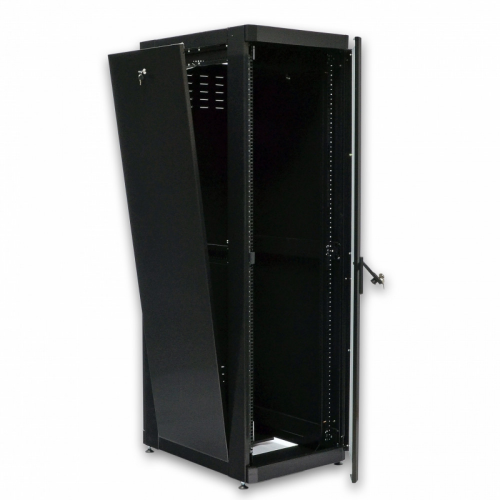 Шафа 19&quot; 42U, 800х1055 мм (Ш * Г), посилена, чорна