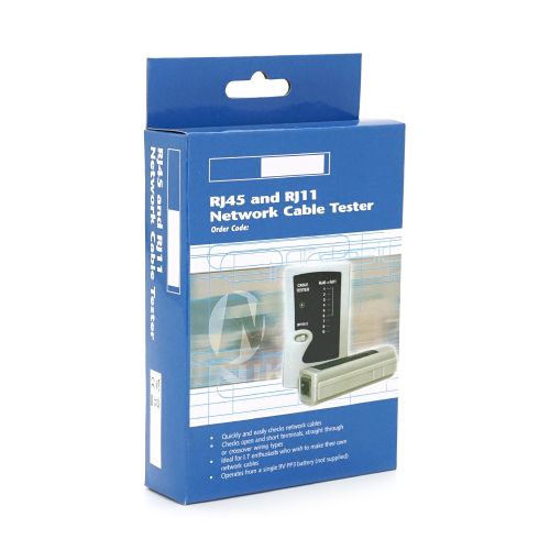 Кабельний тестер Merlion NSHL468BNC, RJ-45 + BNC, батарейки в комплекті немає
