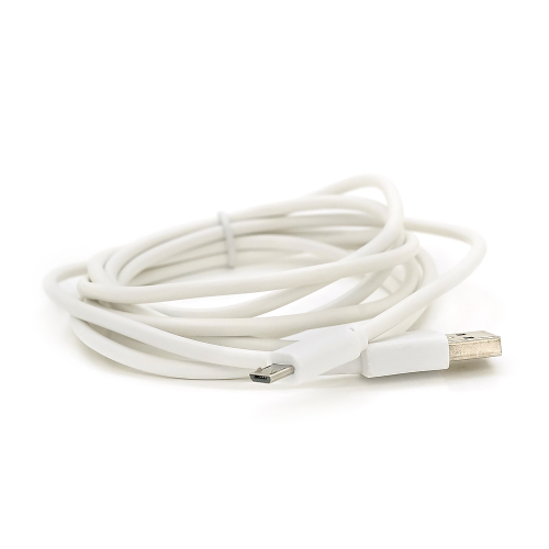 Кабель USB 2.0 (AM / Miсro 5 pin) 2,0м, білий, Пакет
