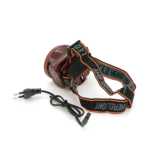 Ліхтарик LX-1898, 13*LED, 2 режими, корпус-пластик, вбудований акумулятор + кабель живлення від мережі, лінза 70*55мм, BOX