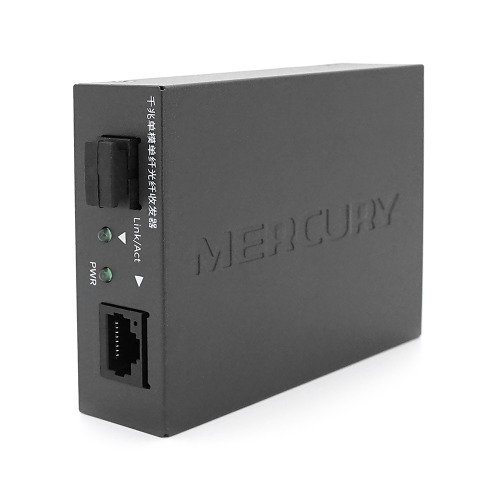 Медиаконвертор Mercury MCG11A-3 А (IC+175), 1310 WDM, 10M / 100M / 1000M, (0 +70&amp;deg;C), 20km + блок живлення 5V 2A + перехідник Q10