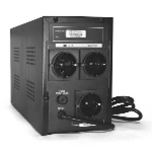 ДБЖ Ritar RTM1500 (900W) Proxima-L, LED, AVR, 3st, 3xSCHUKO socket, 2x12V9Ah, metal Case (350х120х190) Q2