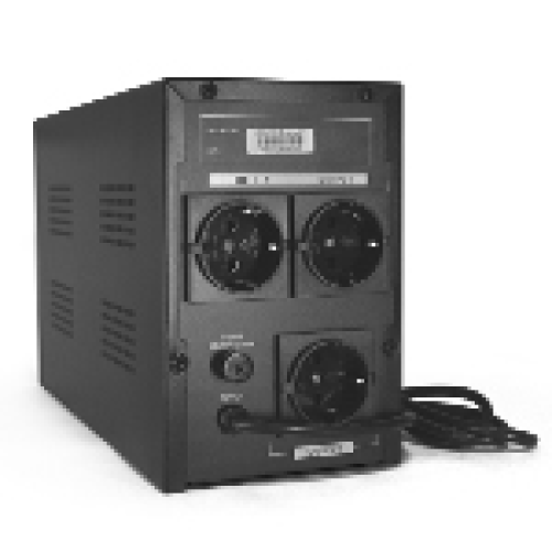 ДБЖ Ritar RTM1500 (900W) Proxima-D, LCD, AVR, 3st, 3xSCHUKO socket, 2x12V9Ah, metal Case (350х120х190) Q2