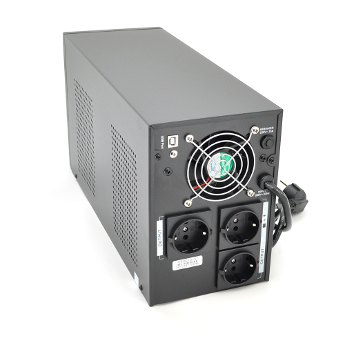 ДБЖ Ritar RTM3000 (1800W) Proxima-D, AVR, 3st, 3xSCHUKO socket, 4x12V9Ah, metal Case Q1 (500 * 245 * 350) 21,8 кг (400 * 145 * 210)