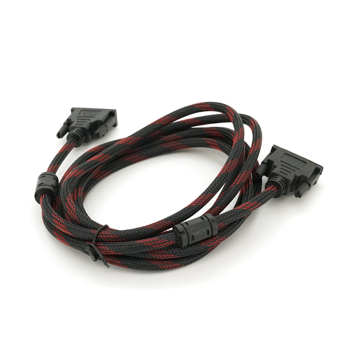 Кабель DVI (M) - DVI (M) 3.0m 2 фільтра Black/Red