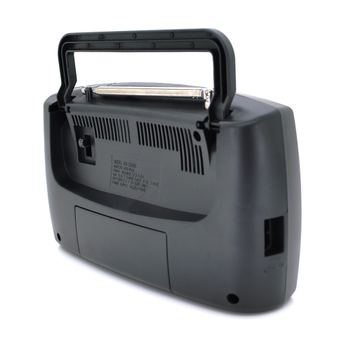 Радіоприймач KIPO KB-308, FM радіо, AUX, корпус пластмас, Black, BOX