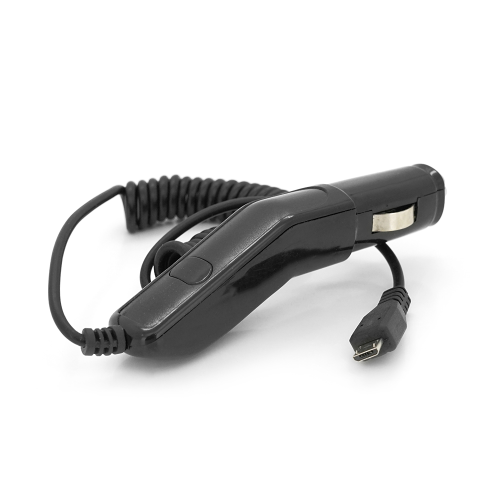 АЗУ Noname 12V-USB micro, 5-5.5V, 0,5A, Black, Box