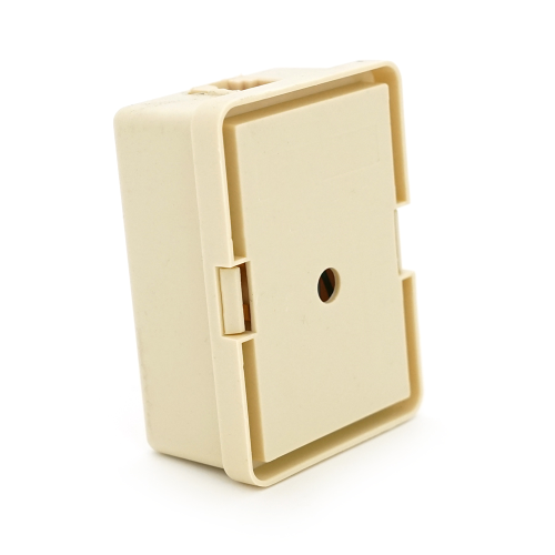 Розетка RITAR UTP 6P4C RJ12 1 порт. телефонна накладна бежева, пакет Q50