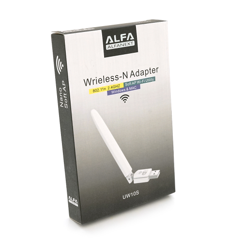 Бездротовий мережевий адаптер з антеною 10см Wi-Fi-USB LV-UW10SRK - 8188, 802.11bgn, 150MB, 2.4 GHz, WIN7 / XP / Vista / 2K / MAC / LINUX, Blister Q