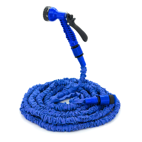 Шланг Садовий 7.5-22,5м / 75ft + розпилювач, насадка на кран, Blue / Green, Box