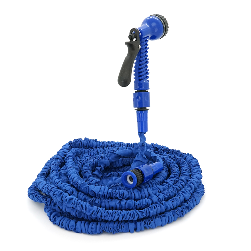 Шланг Садовий 10-30м / 100ft + розпилювач, насадка на кран, Blue / Green, Box